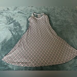 Prana The Cali Racerback Tank Athletic Dress Moonrock Botanica Gray Size Small